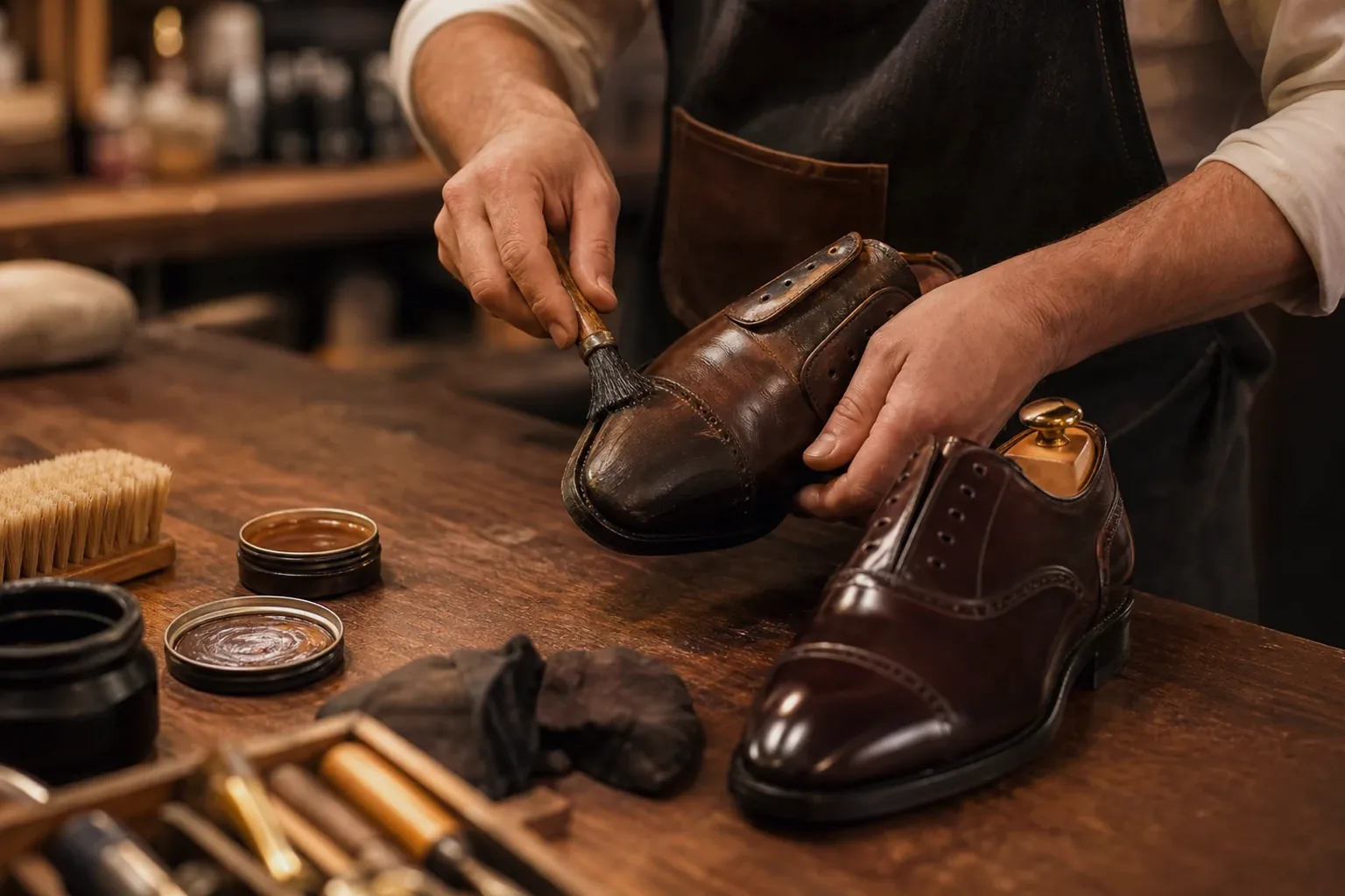 Reforma de sapatos sociais em Sobral